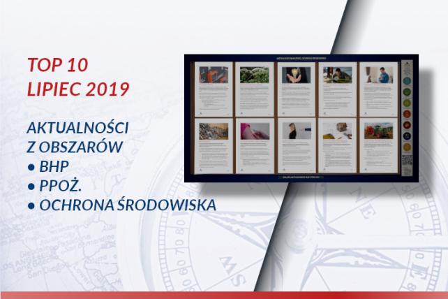 TOP10_Aktualnosci_BHP_PPOZ_ochrona_srodowiska_outsorcing_szkolen_czerwiec_2019