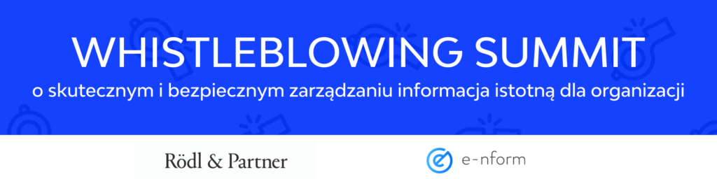 WHISTLEBLOWING SUMMIT skierowane jest zarówno do ekspertów z zakresu compliance, osób zarządzających organizacjami, jak również innych osób poszukujących praktycznych informacji w tym zakresie.