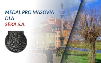 Medal Pro Masovia dla SEKA S.A.